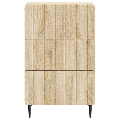 Nattbordskap med skuff Sonoma eik 43x 41 x 68 cm Konstruert tre