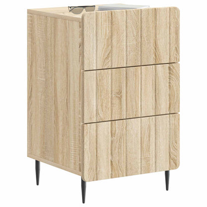 Nattbordskap med skuff Sonoma eik 43x 41 x 68 cm Konstruert tre