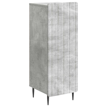 Serviesskap Betonggrå 34,5 x 33 x 92 cm Konstruert tre
