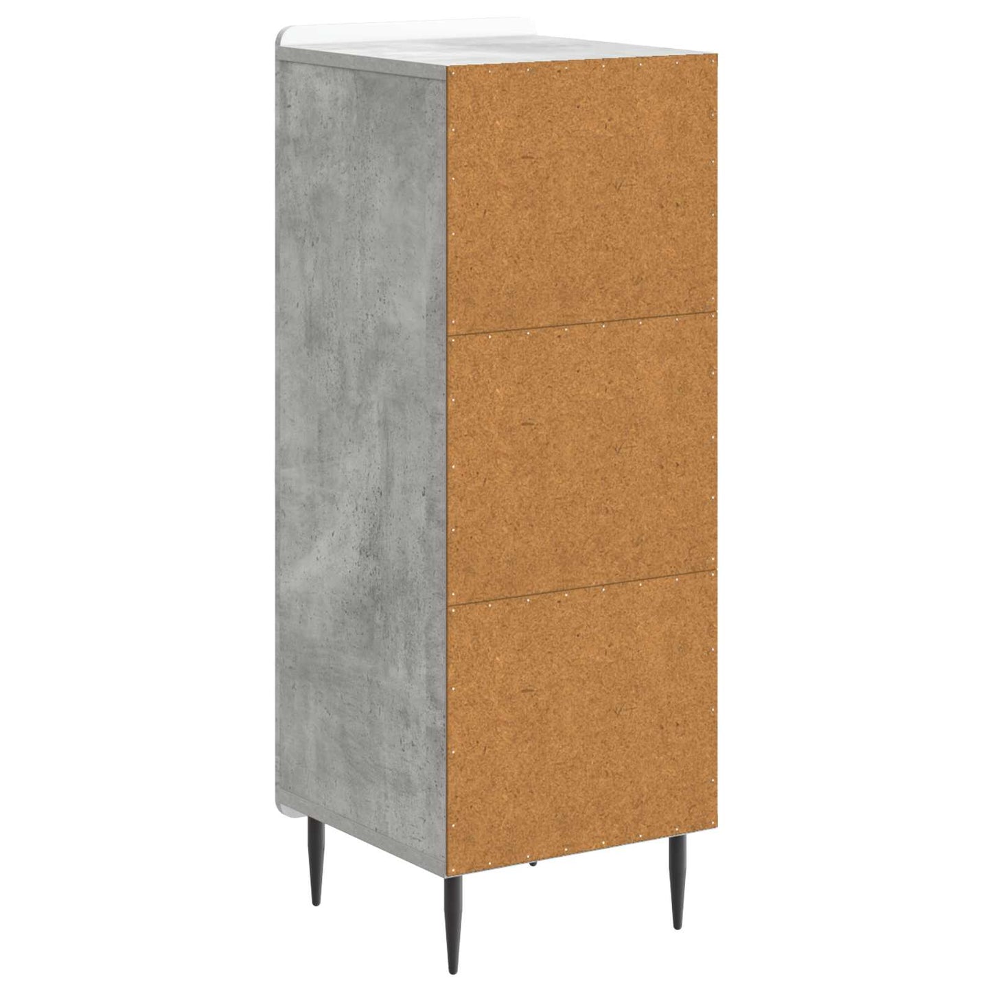 Serviesskap Betonggrå 34,5 x 33 x 92 cm Konstruert tre