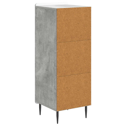 Serviesskap Betonggrå 34,5 x 33 x 92 cm Konstruert tre