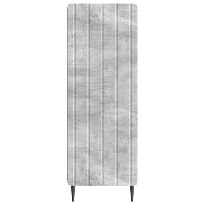 Serviesskap Betonggrå 34,5 x 33 x 92 cm Konstruert tre