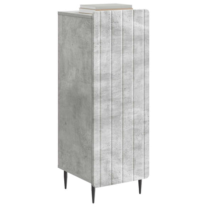 Serviesskap Betonggrå 34,5 x 33 x 92 cm Konstruert tre