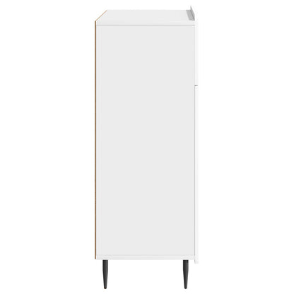 Serviesskap Høgglans hvit 66 x 34,5 x 92 cm Konstruert tre