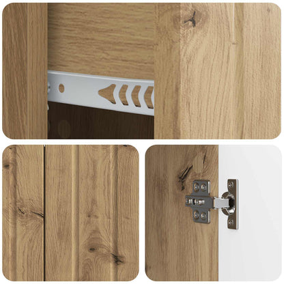 Serviesskap Artisan eik 89 x 34,5 x 62 cm Konstruert tre