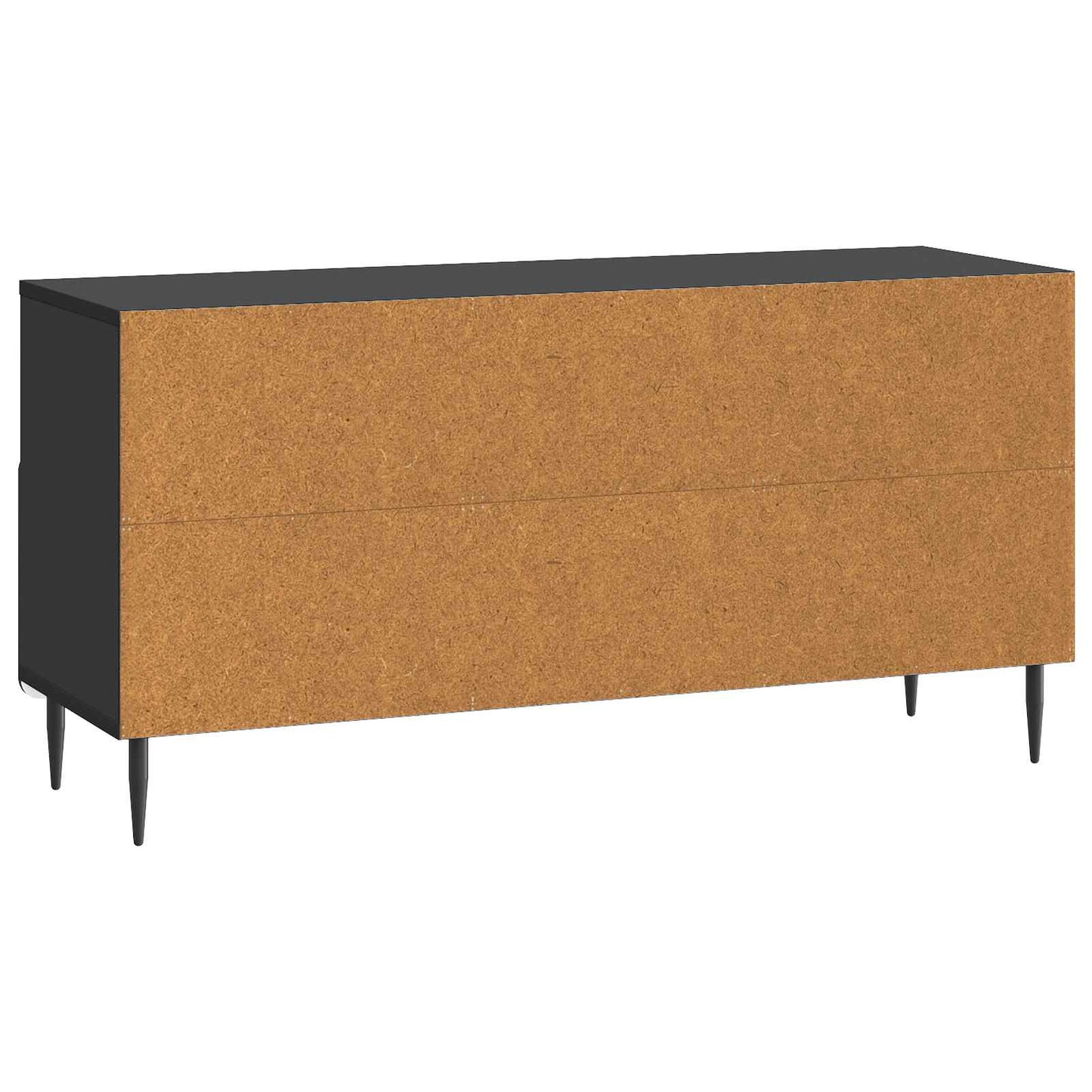 TV-skap med skuff Svart 102 x 34,5 x 50 cm Konstruert tre