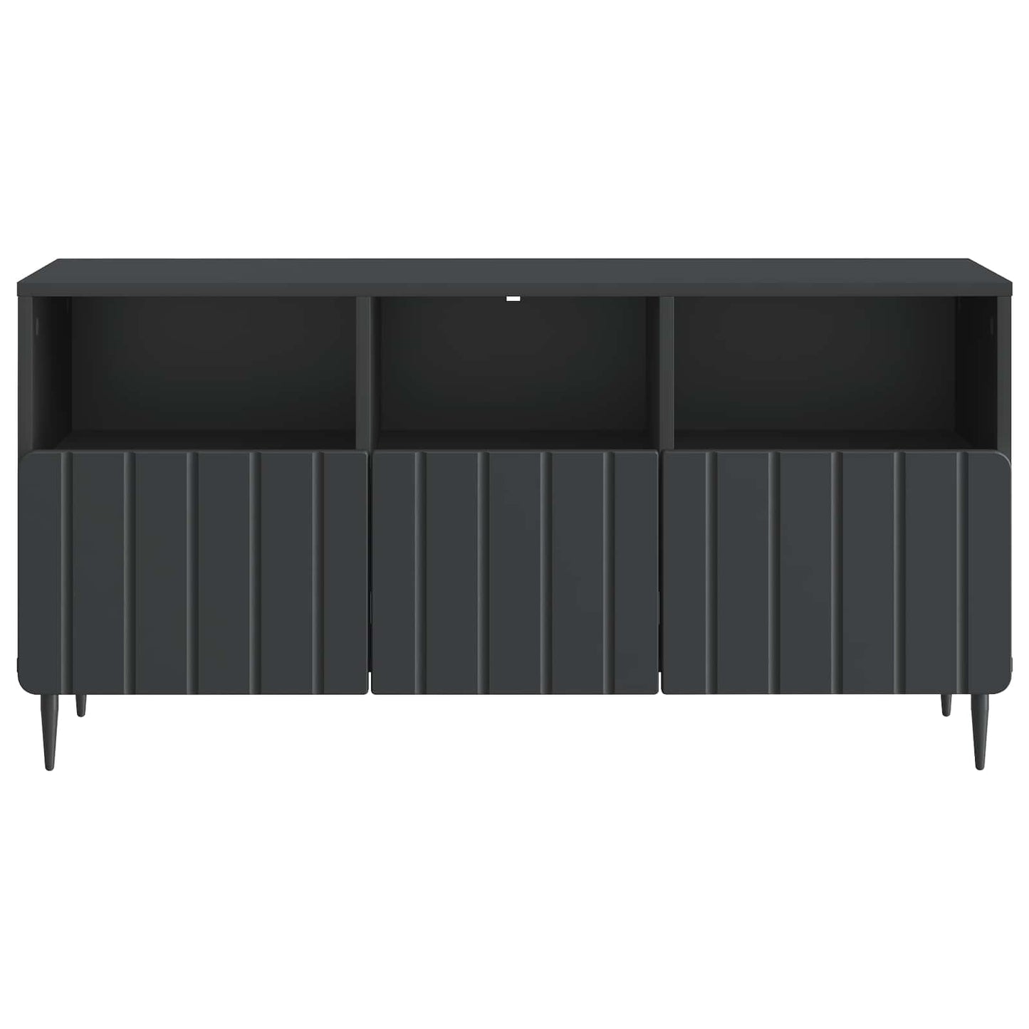 TV-skap med skuff Svart 102 x 34,5 x 50 cm Konstruert tre