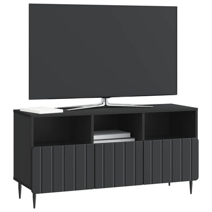 TV-skap med skuff Svart 102 x 34,5 x 50 cm Konstruert tre