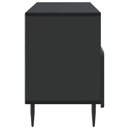 TV-skap med skuff Svart 102 x 34,5 x 50 cm Konstruert tre