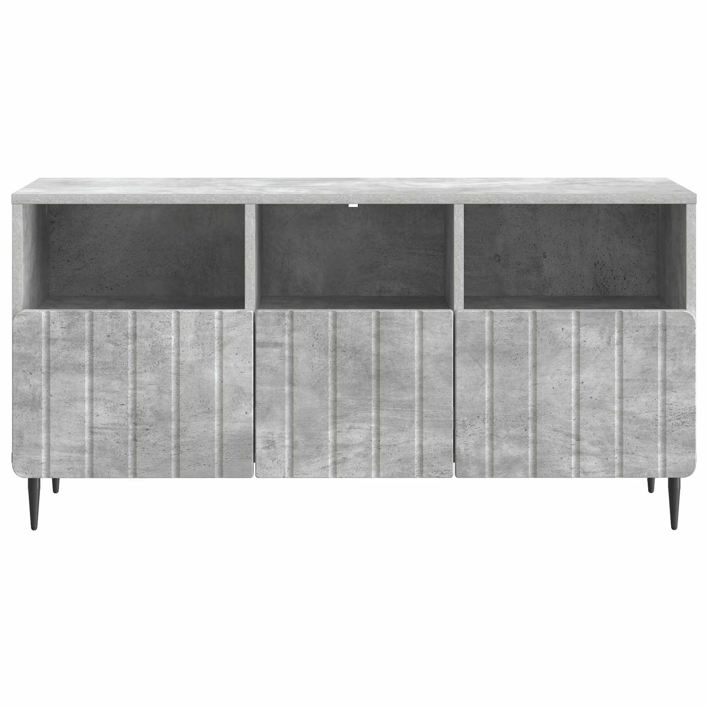 TV-skap med skuff Betonggrå 102 x 34,5 x 50 cm Konstruert tre