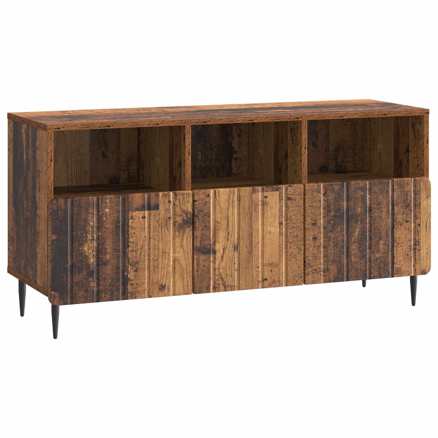 TV-skap med skuff Gammelt tre 102 x 34,5 x 50 cm Konstruert tre