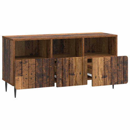 TV-skap med skuff Gammelt tre 102 x 34,5 x 50 cm Konstruert tre