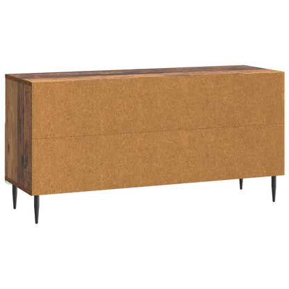 TV-skap med skuff Gammelt tre 102 x 34,5 x 50 cm Konstruert tre