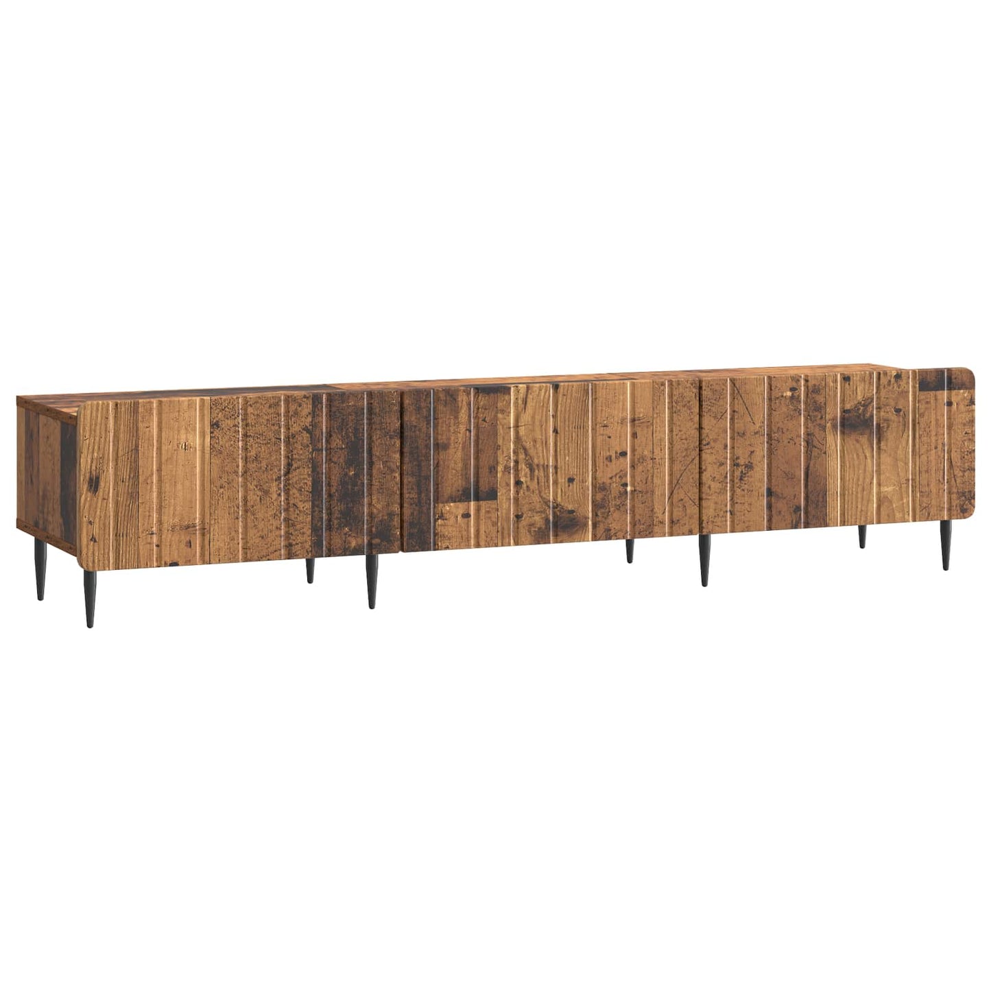 TV-skap med skuff Gammelt tre 147 x 34,5 x 32 cm Konstruert tre