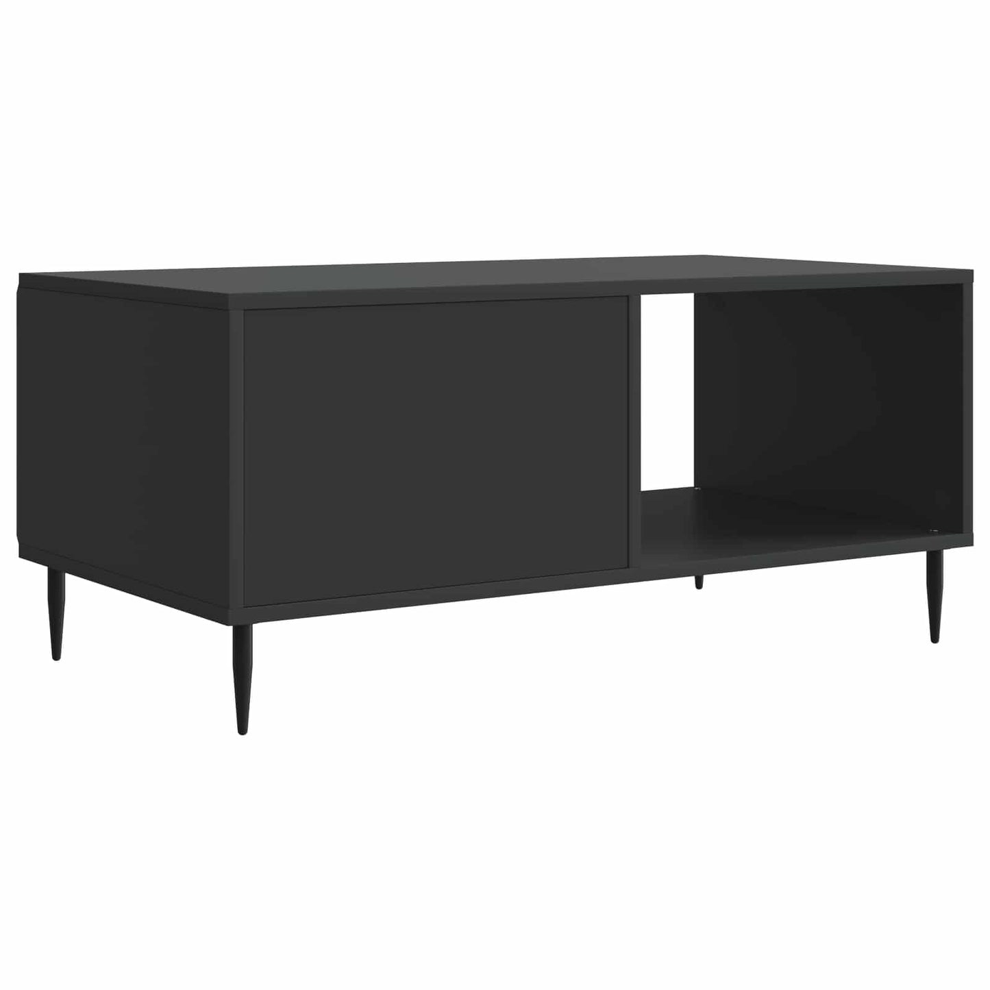 Kaffebord Svart 90 x 50 x 40 cm Konstruert tre