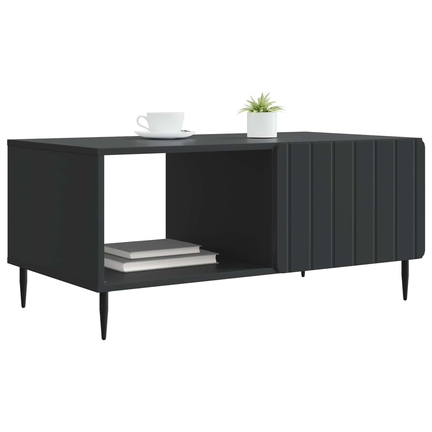 Kaffebord Svart 90 x 50 x 40 cm Konstruert tre