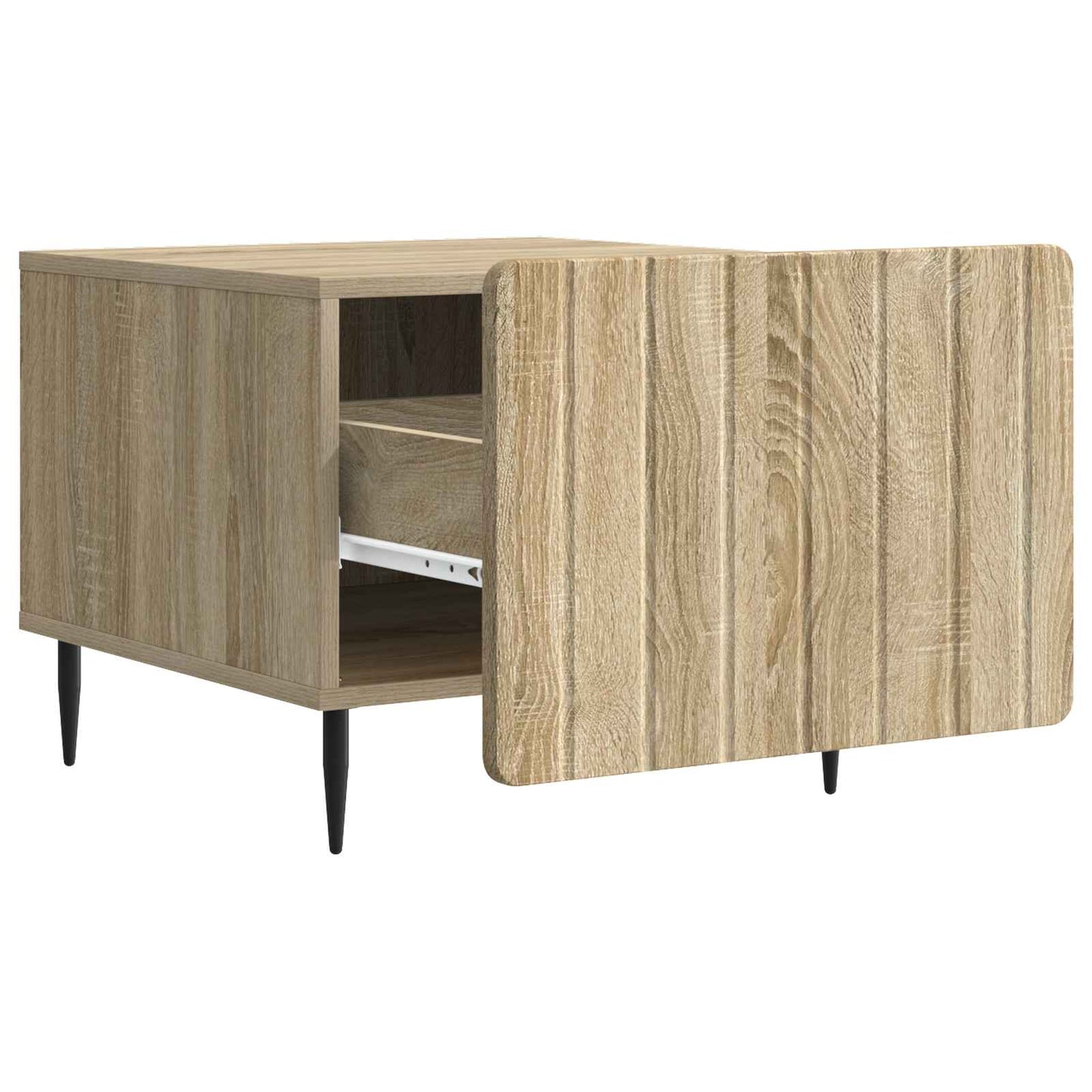 Kaffebord med skuff Sonoma eik 49 x 50 x 42 cm Konstruert tre