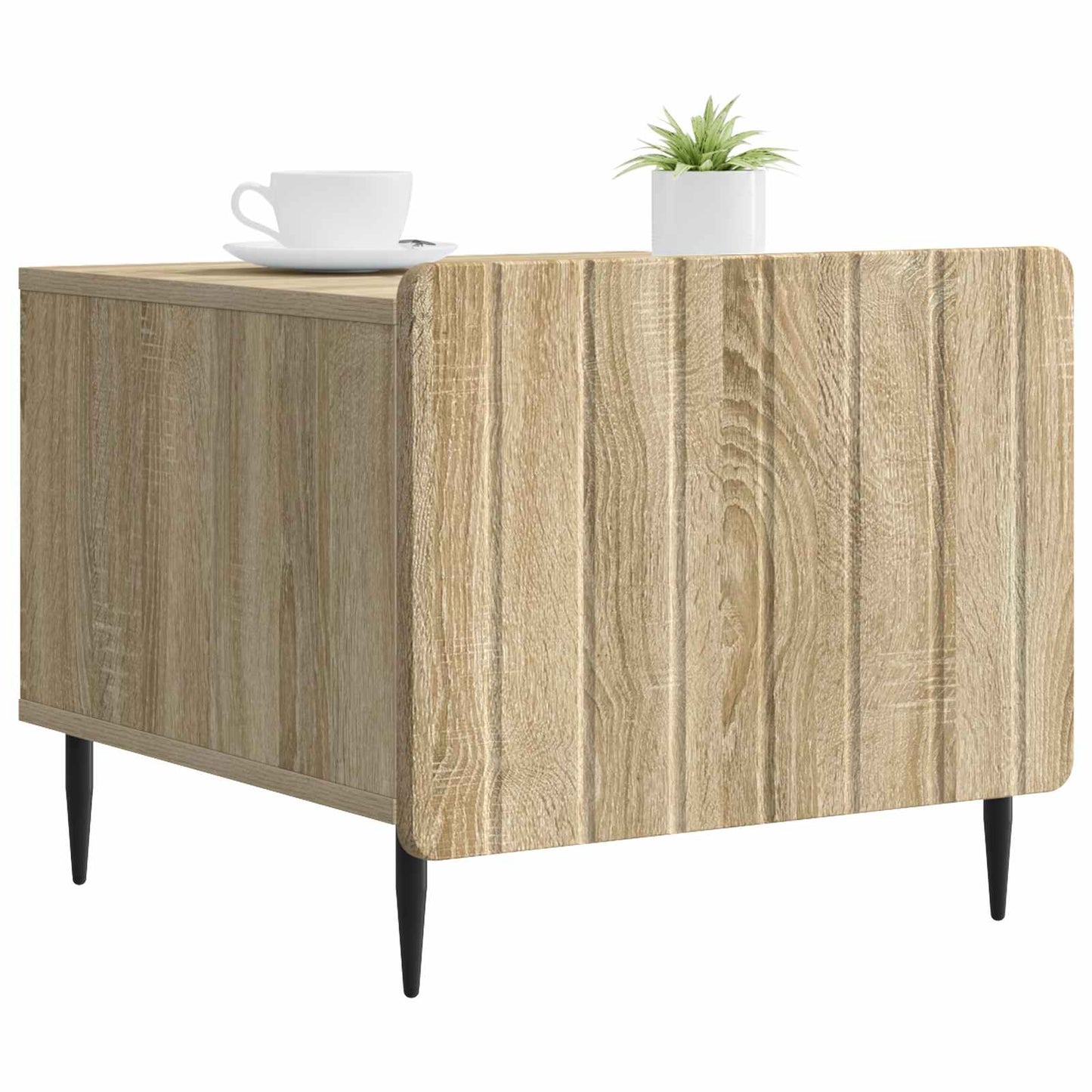 Kaffebord med skuff Sonoma eik 49 x 50 x 42 cm Konstruert tre