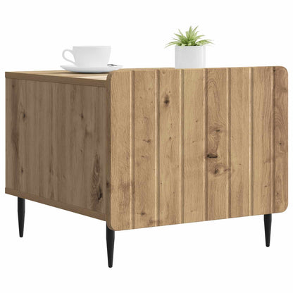 Kaffebord med skuff Artisan eik 49 x 50 x 42 cm Konstruert tre