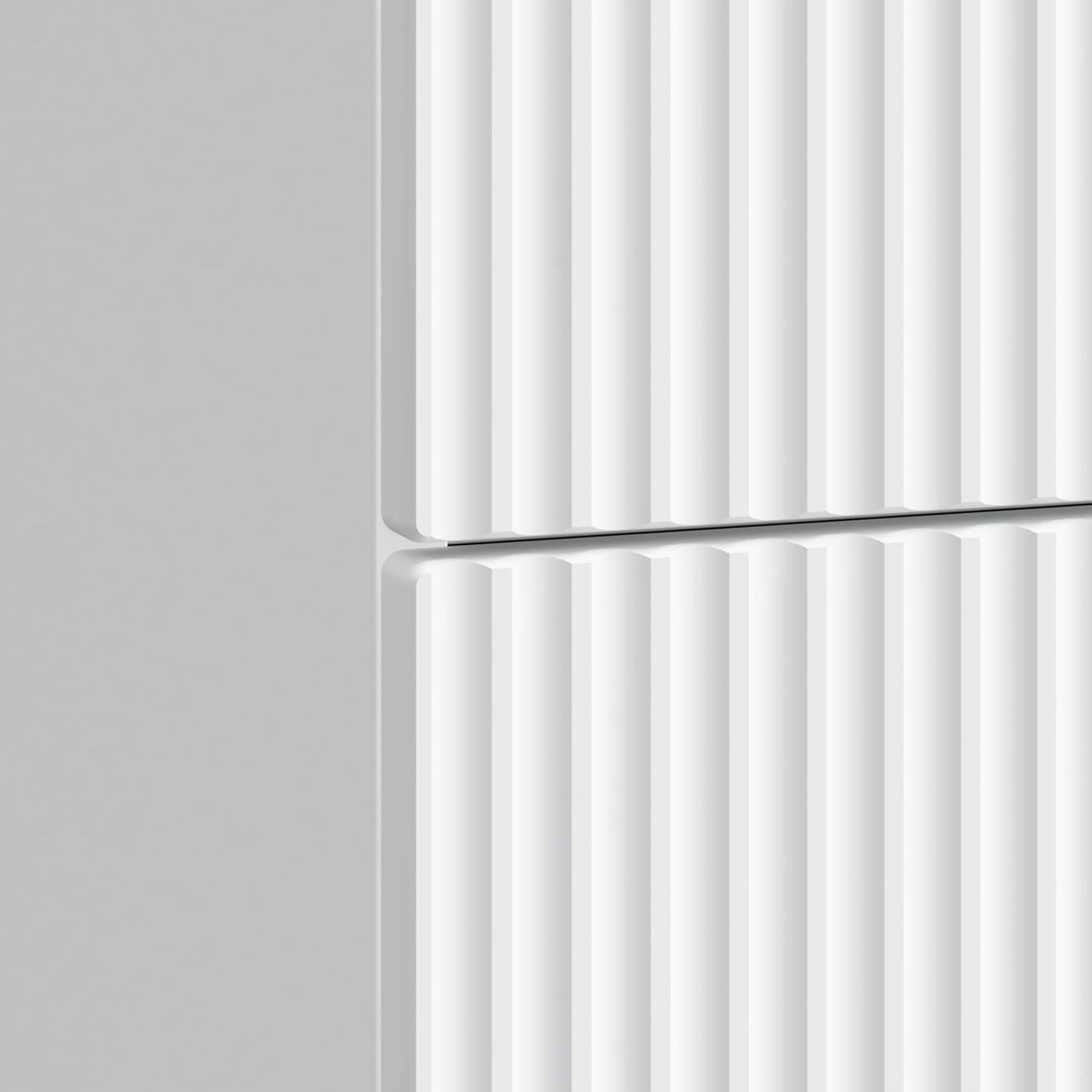 Nattbordskap 2 pcs Hvit 43 x 34,5 x 48 cm Konstruert tre