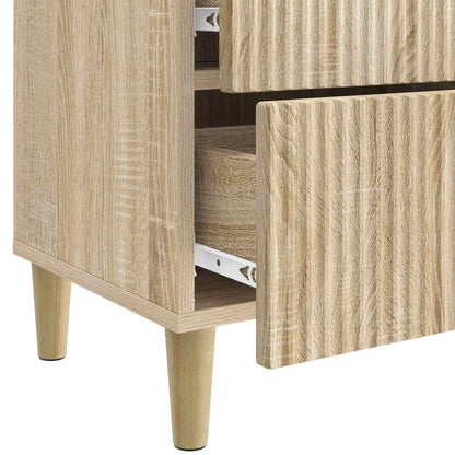 Nattbordskap Sonoma eik 43 x 34,5 x 48 cm Konstruert tre