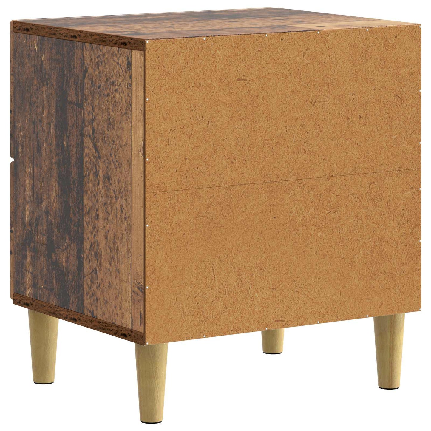 Nattbordskap 2 pcs Gammelt tre 43 x 34,5 x 48 cm Konstruert tre