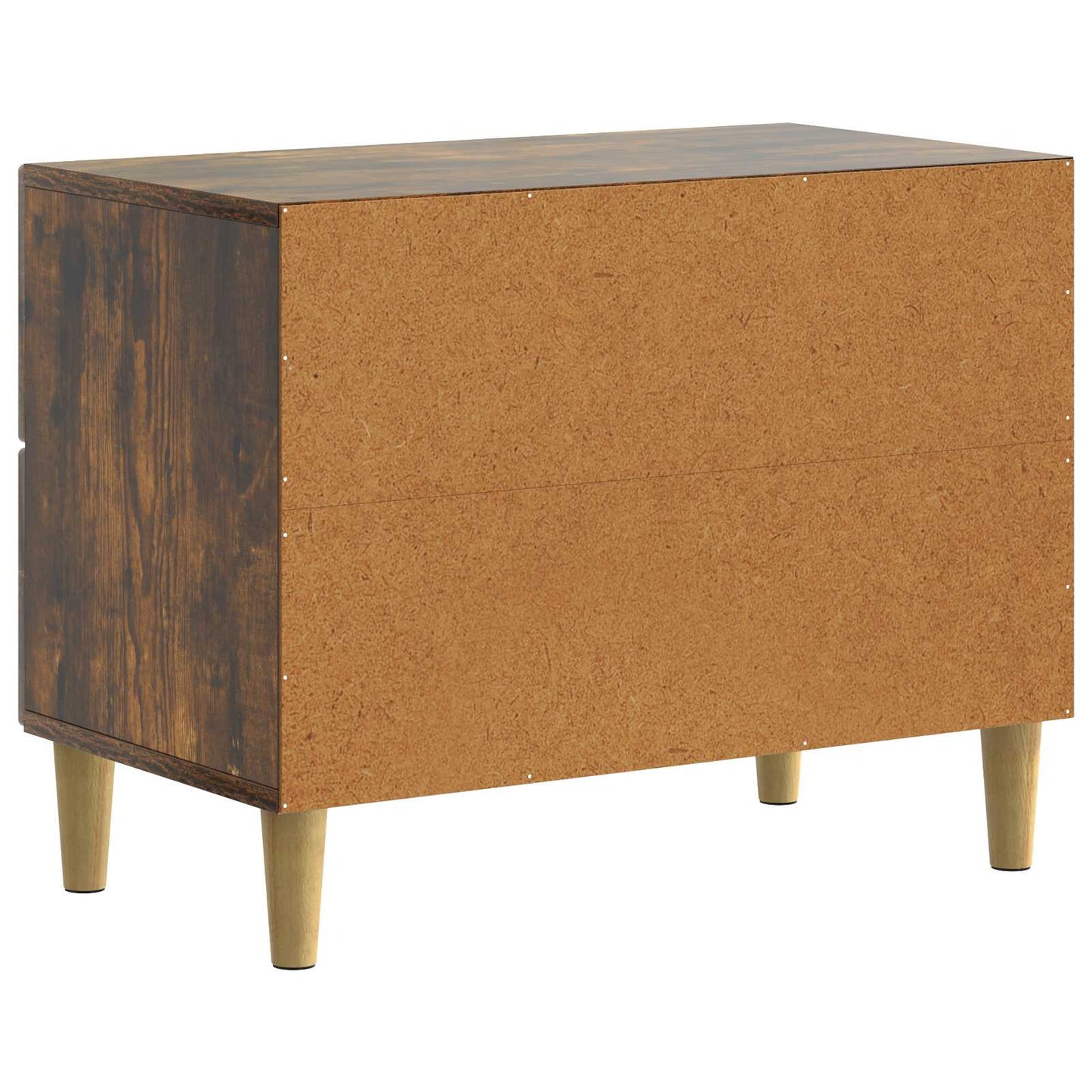 Nattbordskap Røkt Eik 62 x 34,5 x 48 cm Konstruert tre