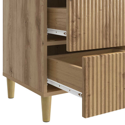 Nattbordskap Artisan eik 43 x 41 x 66,5 cm Konstruert tre