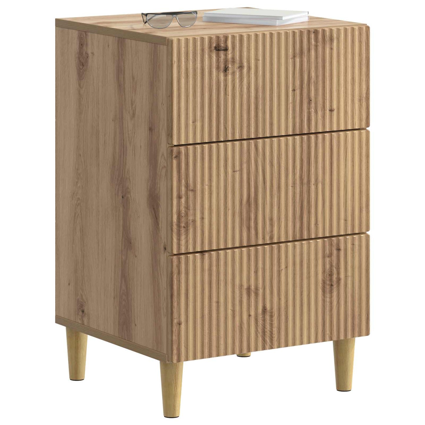 Nattbordskap Artisan eik 43 x 41 x 66,5 cm Konstruert tre