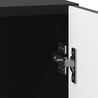 Nattbordskap Svart 43 x 34,5 x 50 cm Konstruert tre