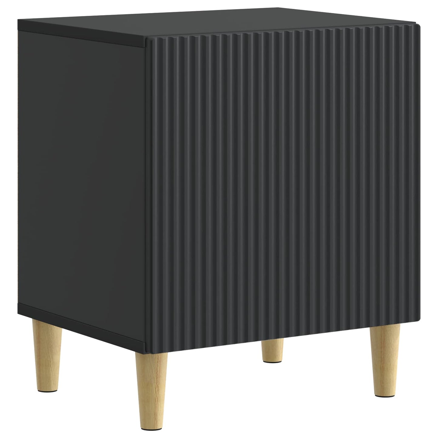 Nattbordskap Svart 43 x 34,5 x 50 cm Konstruert tre
