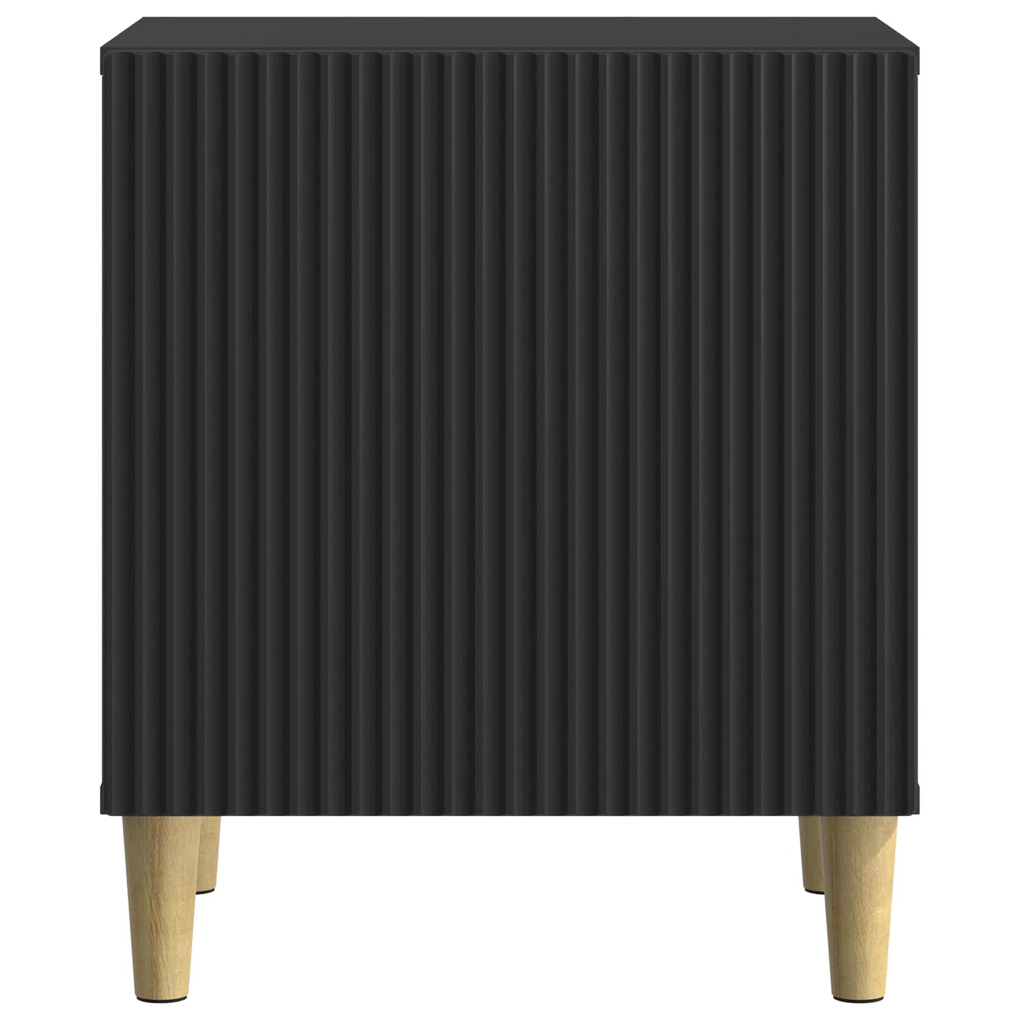 Nattbordskap Svart 43 x 34,5 x 50 cm Konstruert tre