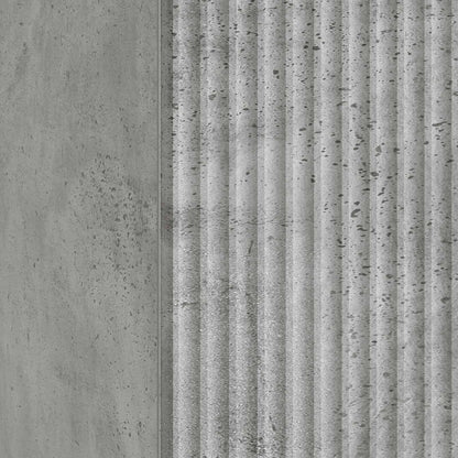 Nattbordskap 2 pcs Betonggrå 43 x 34,5 x 50 cm Konstruert tre