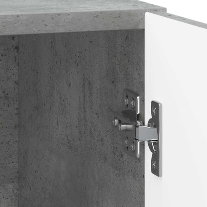 Nattbordskap 2 pcs Betonggrå 43 x 34,5 x 50 cm Konstruert tre