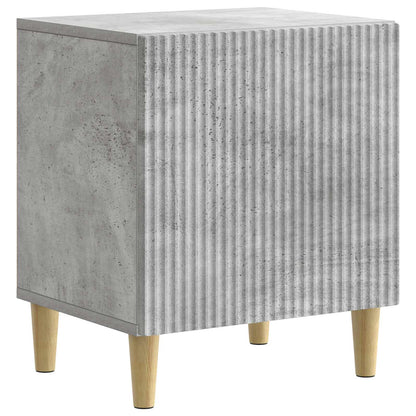 Nattbordskap 2 pcs Betonggrå 43 x 34,5 x 50 cm Konstruert tre
