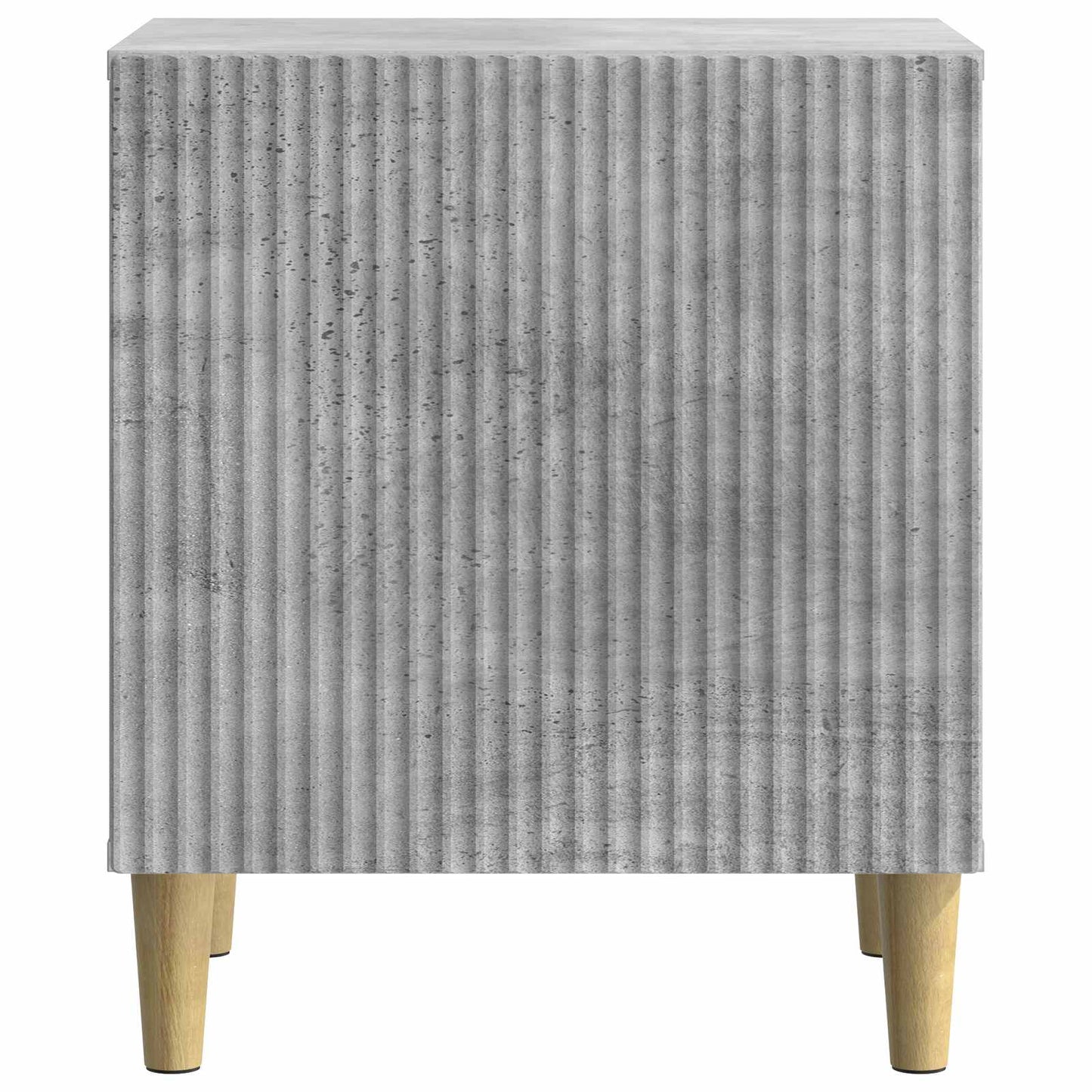 Nattbordskap 2 pcs Betonggrå 43 x 34,5 x 50 cm Konstruert tre