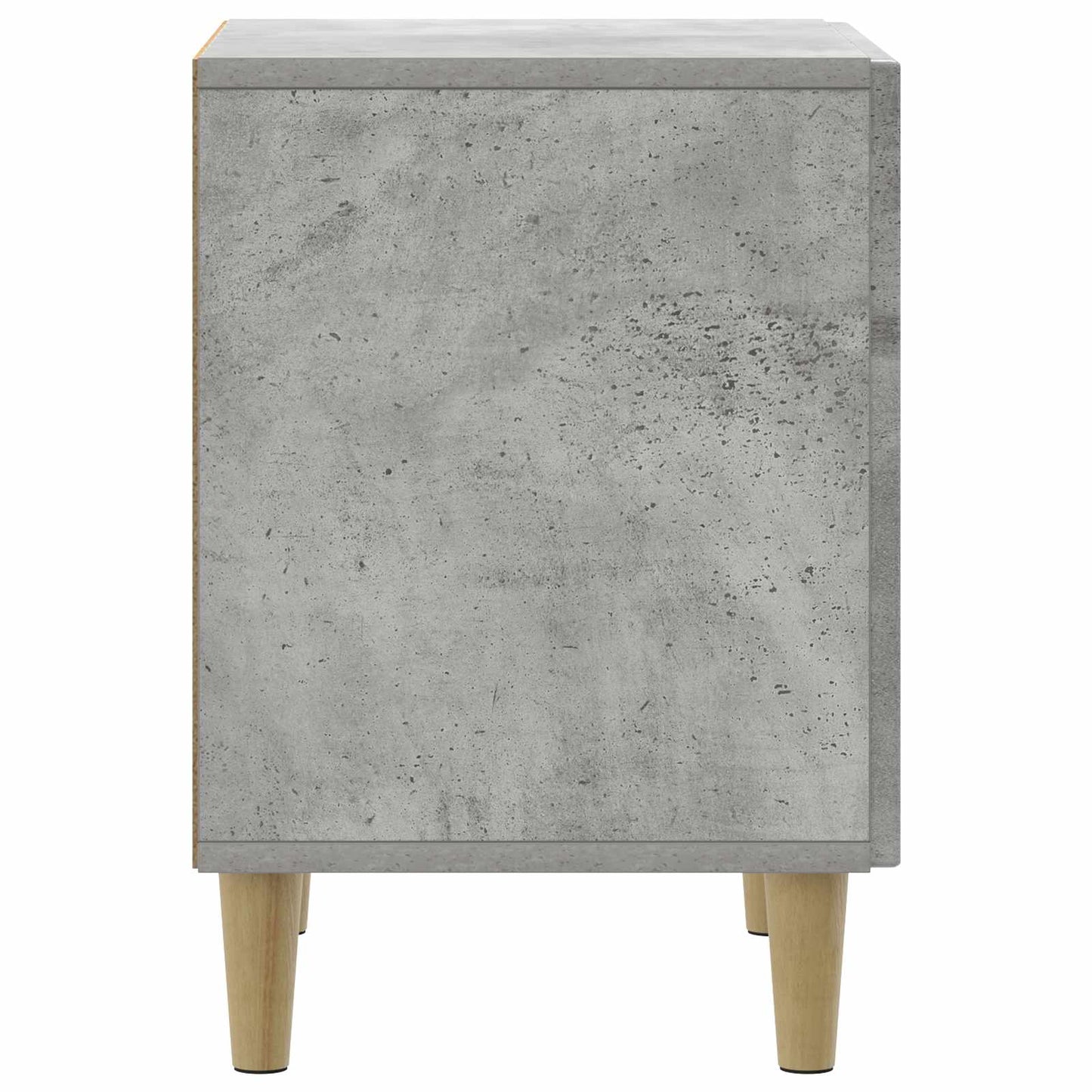 Nattbordskap 2 pcs Betonggrå 43 x 34,5 x 50 cm Konstruert tre