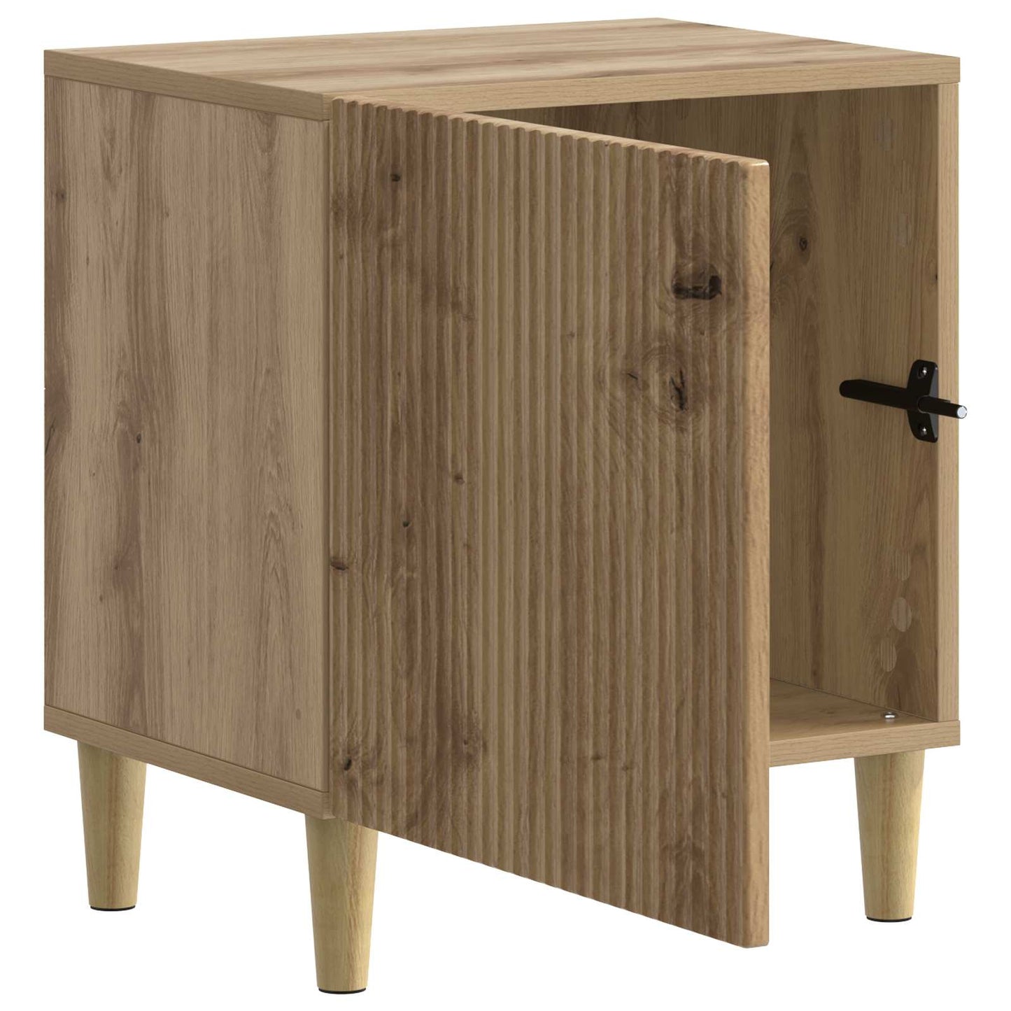Nattbordskap 2 pcs Artisan eik 43 x 34,5 x 50 cm Konstruert tre
