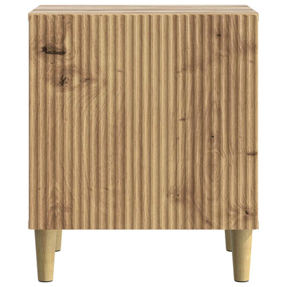 Nattbordskap 2 pcs Artisan eik 43 x 34,5 x 50 cm Konstruert tre