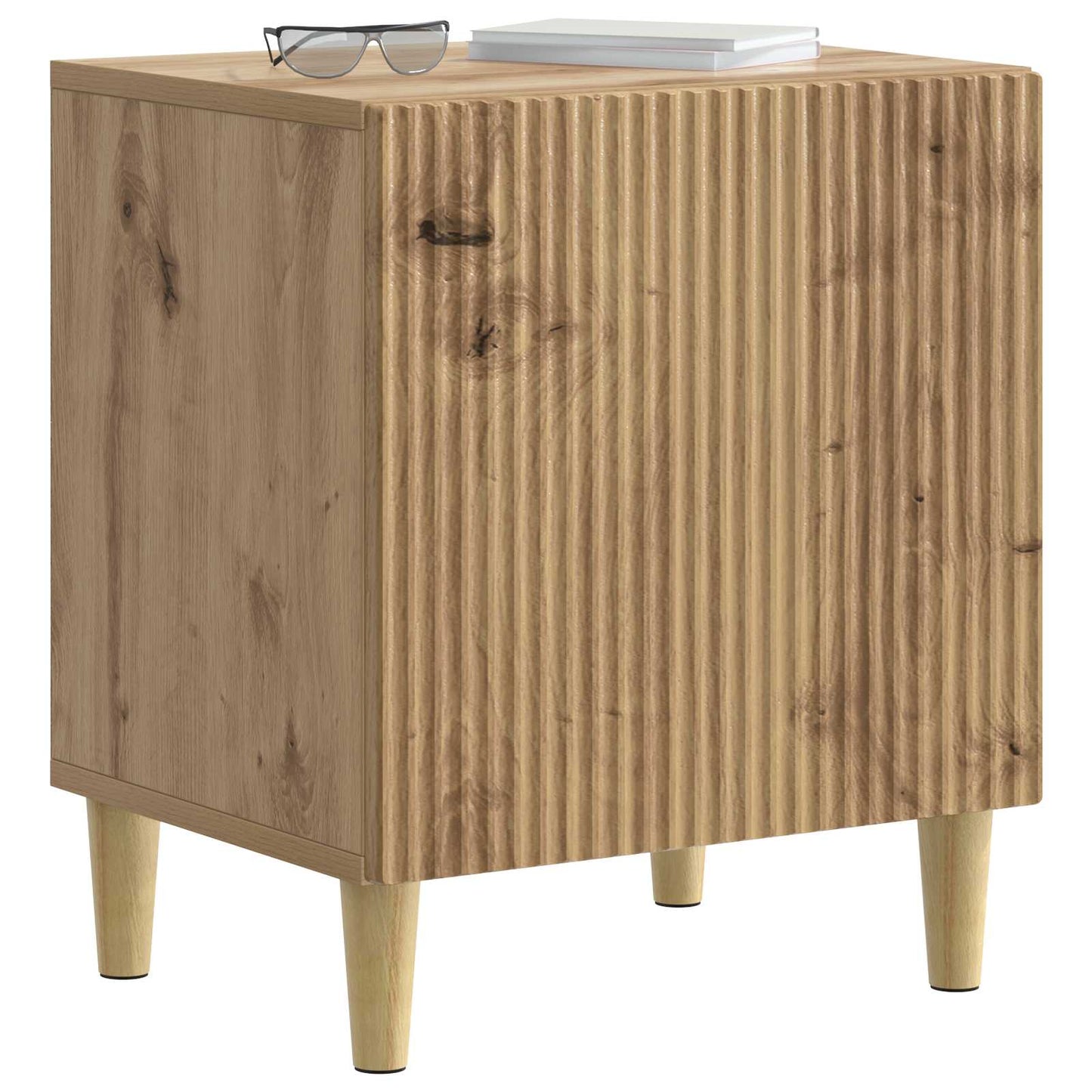 Nattbordskap 2 pcs Artisan eik 43 x 34,5 x 50 cm Konstruert tre