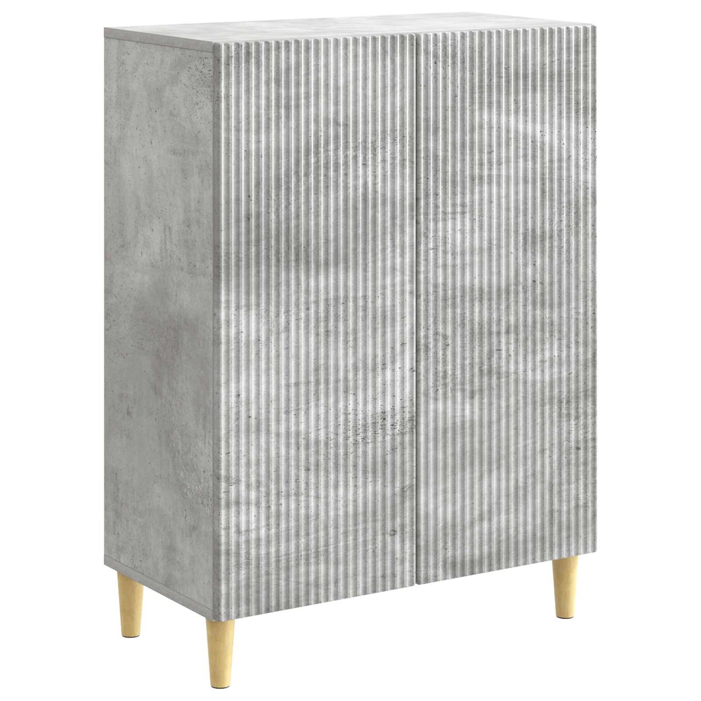 Serviesskap Betonggrå 66 x 34,5 x 90 cm Konstruert tre