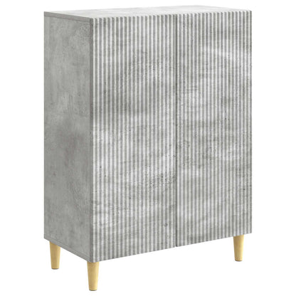 Serviesskap Betonggrå 66 x 34,5 x 90 cm Konstruert tre