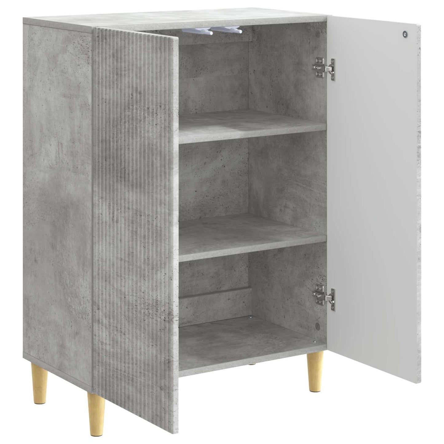 Serviesskap Betonggrå 66 x 34,5 x 90 cm Konstruert tre