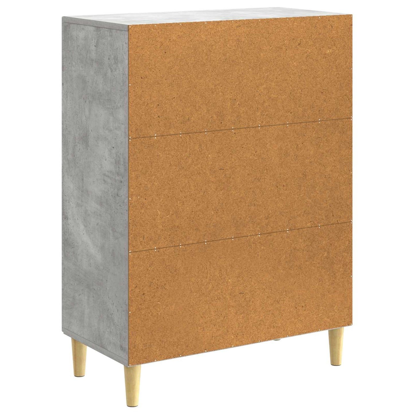 Serviesskap Betonggrå 66 x 34,5 x 90 cm Konstruert tre