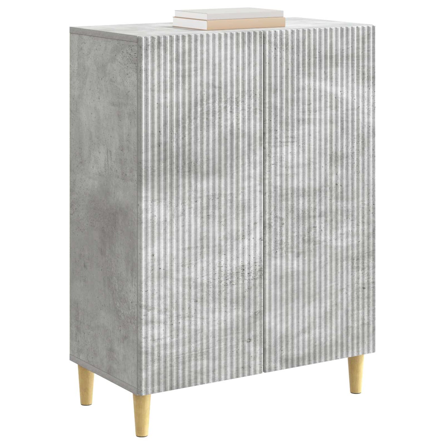 Serviesskap Betonggrå 66 x 34,5 x 90 cm Konstruert tre