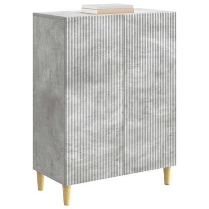 Serviesskap Betonggrå 66 x 34,5 x 90 cm Konstruert tre