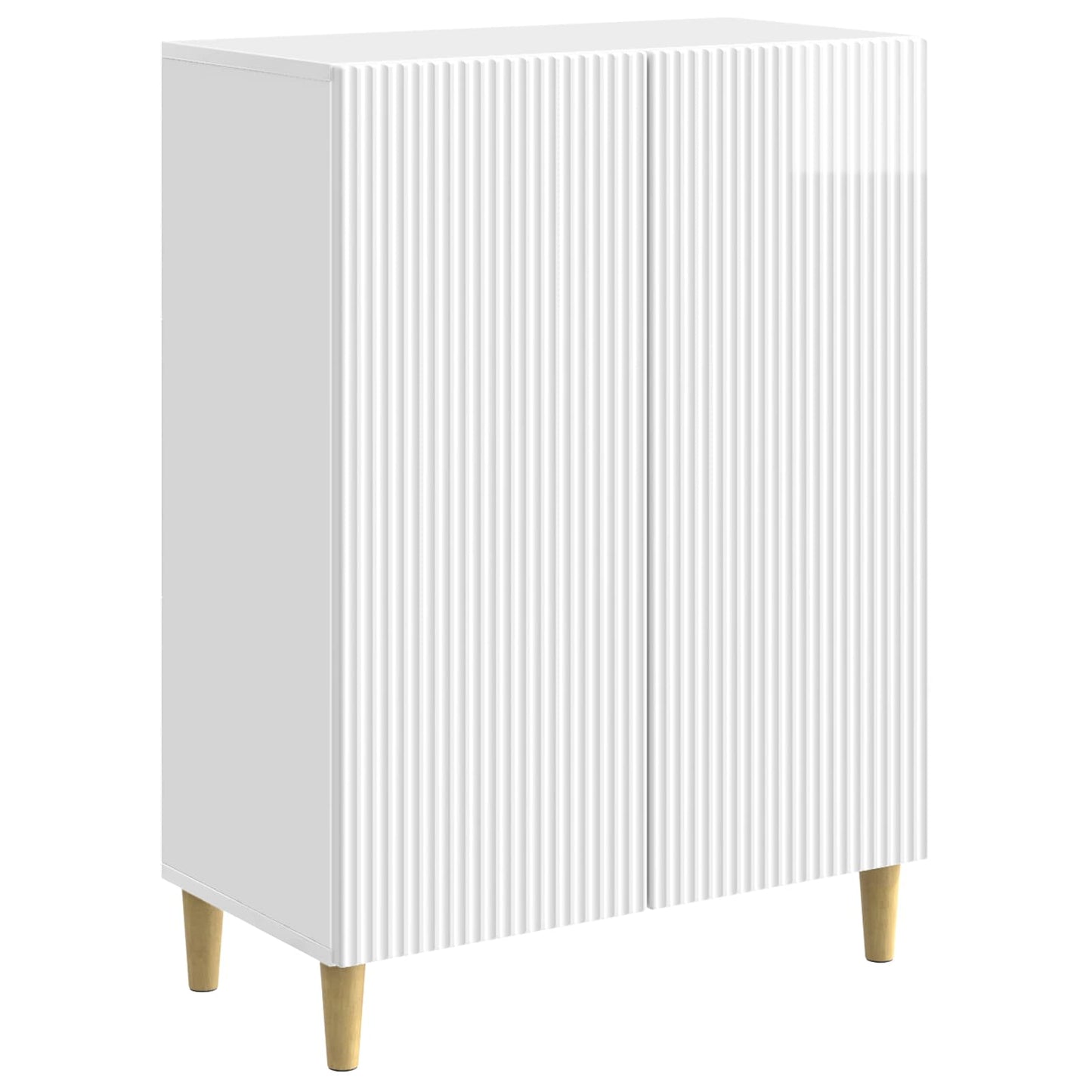 Serviesskap Høgglans hvit 66 x 34,5 x 90 cm Konstruert tre