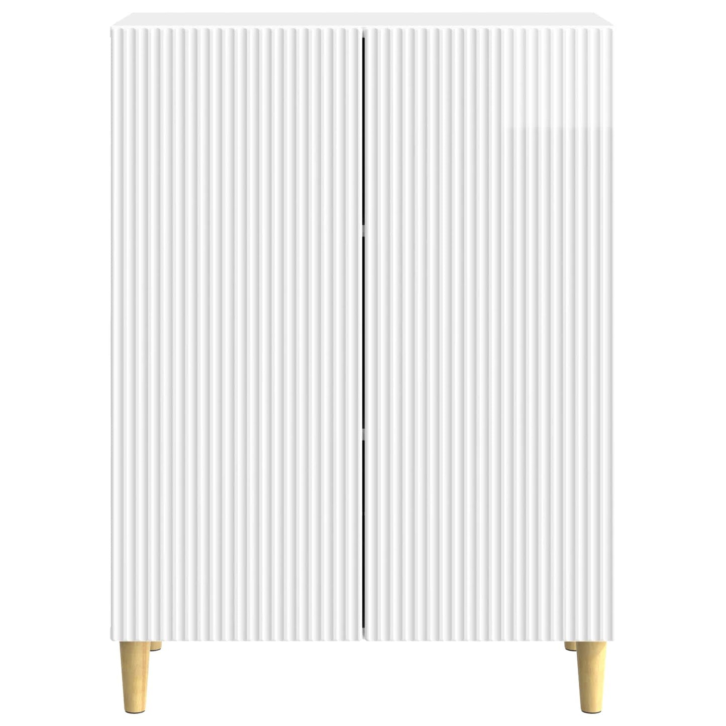Serviesskap Høgglans hvit 66 x 34,5 x 90 cm Konstruert tre