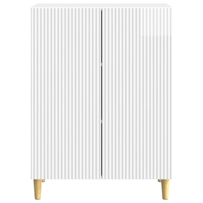 Serviesskap Høgglans hvit 66 x 34,5 x 90 cm Konstruert tre