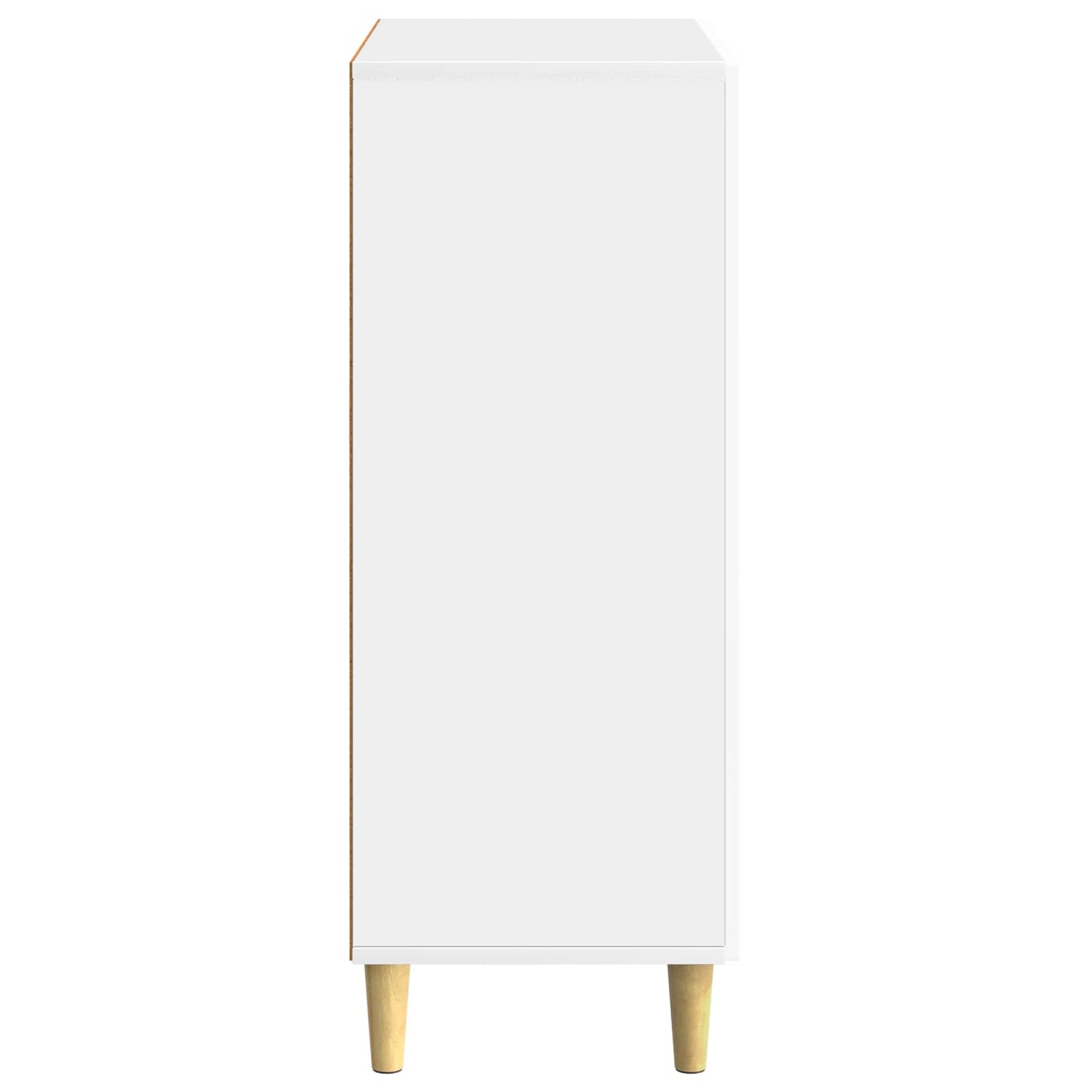 Serviesskap Høgglans hvit 66 x 34,5 x 90 cm Konstruert tre